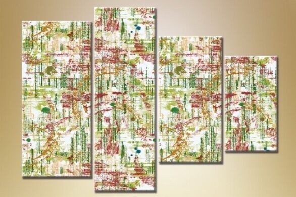 Картина Rainbow Polyptych Abstraction 118 (1609855)