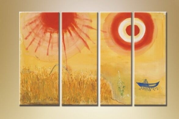 Pictură Rainbow Polyptych Abstraction 174 (1609910)