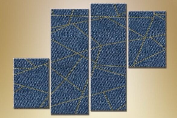 Pictură Rainbow Polyptych Abstraction 182 (1609918)