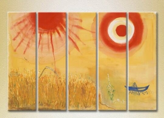 Картина Rainbow Polyptych Abstraction Chagall 05 (2231711)