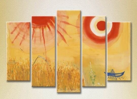 Pictură Rainbow Polyptych Abstraction Chagall 07 (2231710)