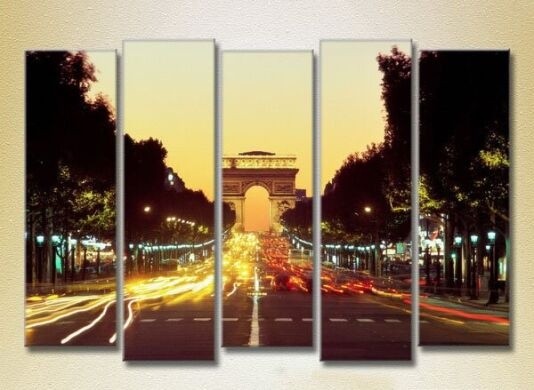 Картина Rainbow Polyptych Arc de Triomphe 003 (2224535)
