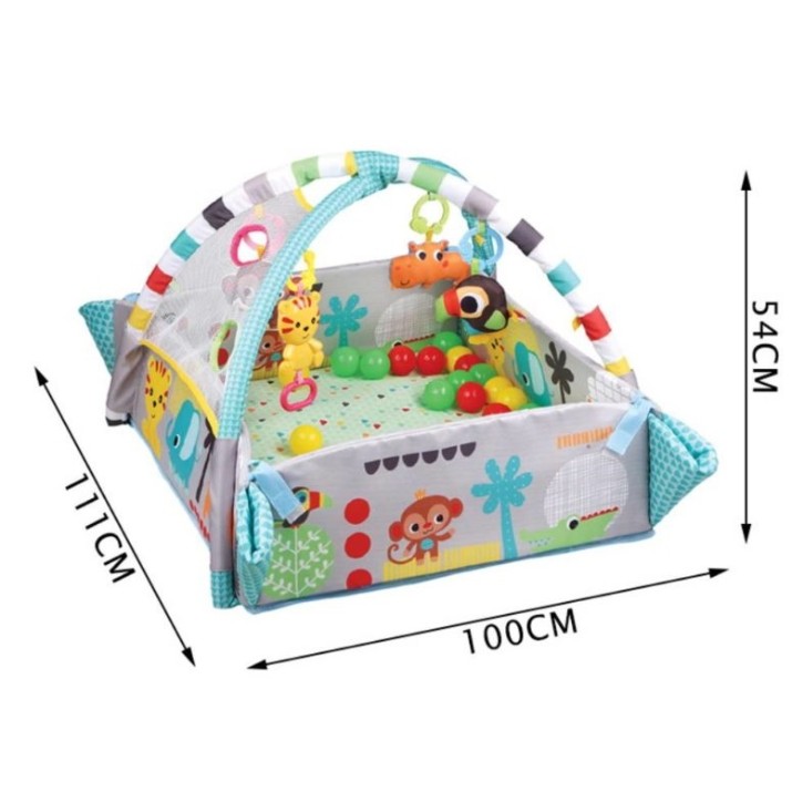 Covor joc pentru copii Bright Starts Activity Gym & Ball Pit (957062)