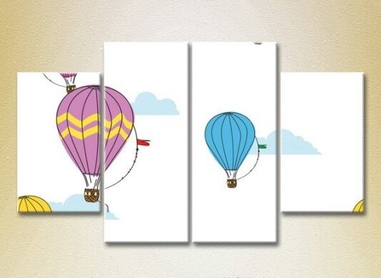 Картина Rainbow Polyptych Balloons 05 (2230520)