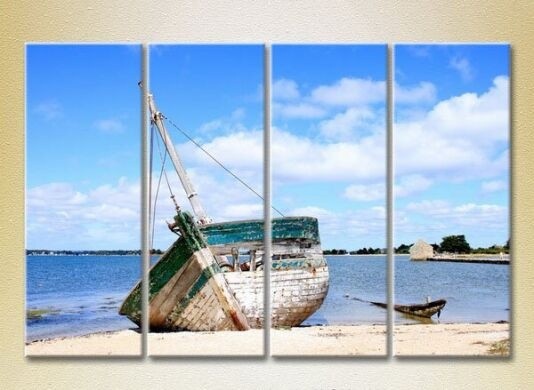 Картина Rainbow Polyptych Broken longboat 02 (2223415)