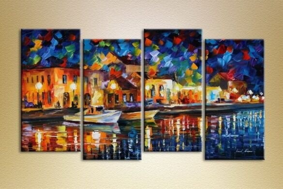 Картина Rainbow Polyptych Cities and Countries 06 (1681382)