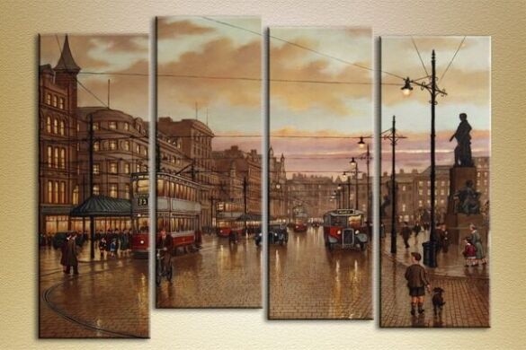 Pictură Rainbow Polyptych Cities and Countries 35 (1681411)