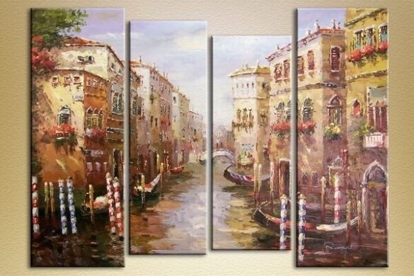 Картина Rainbow Polyptych Cities and Countries 36 (1681425)