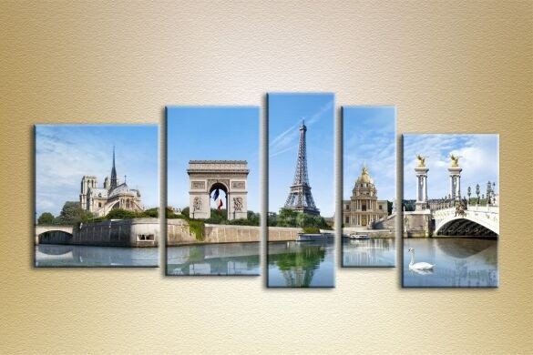 Картина Rainbow Polyptych Cities and Countries 41 (1681417)
