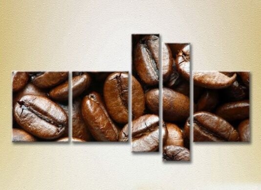 Картина Rainbow Polyptych Coffee beans 05 (2224585)