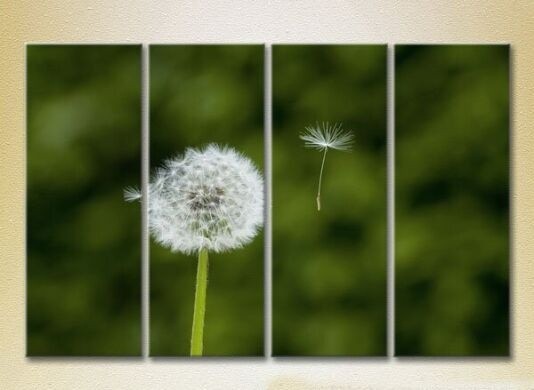 Pictură Rainbow Polyptych Dandelion 05 (2932319)