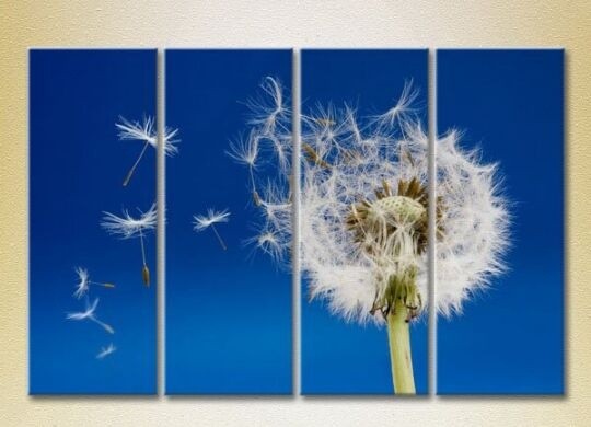 Картина Rainbow Polyptych Flying Dandelion (2932342)