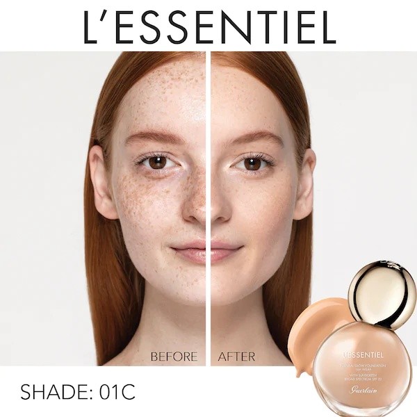 Тональный крем для лица Guerlain L'Essentiel Natural Glow Foundation SPF 20 01C 30ml