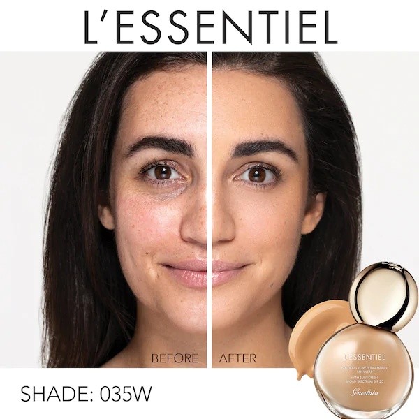 Fond de ten pentru față Guerlain L'Essentiel Natural Glow Foundation SPF 20 035W 30ml