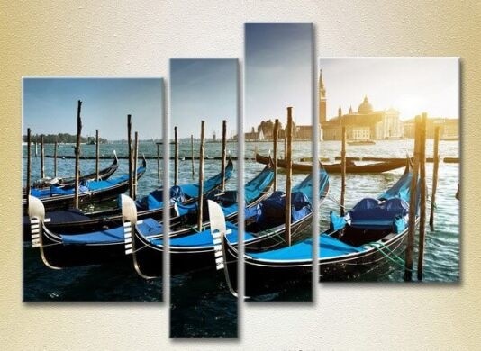 Картина Rainbow Polyptych Gondolas Venice 03 (2718120)