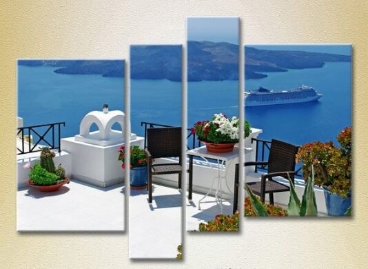Картина Rainbow Polyptych Greece Terrace 03 (2718125)