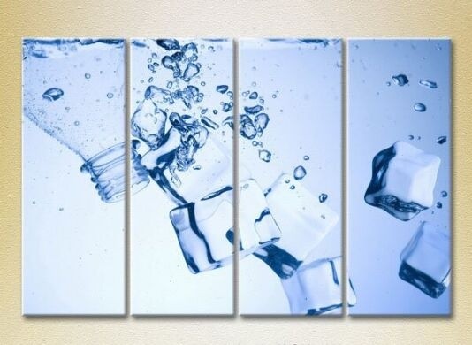 Pictură Rainbow Polyptych Ice and Water 02 (2220261)