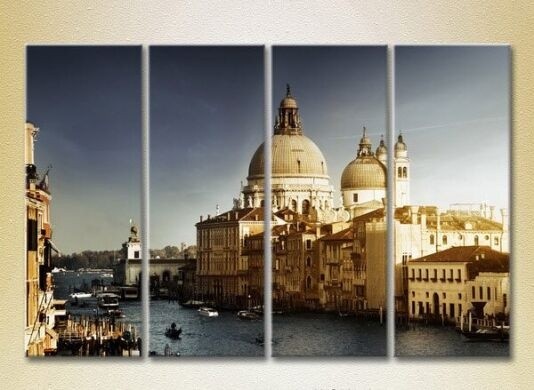 Pictură Rainbow Polyptych Italy Venice (2718130)