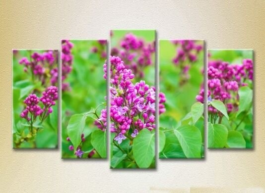 Картина Rainbow Polyptych Lilac 04 (2932881)