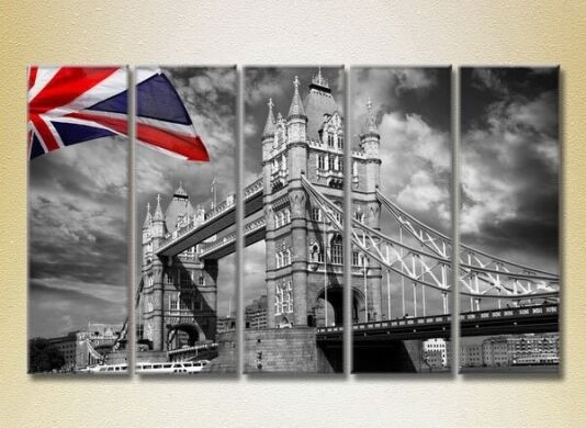 Pictură Rainbow Polyptych London 03 (2224547)