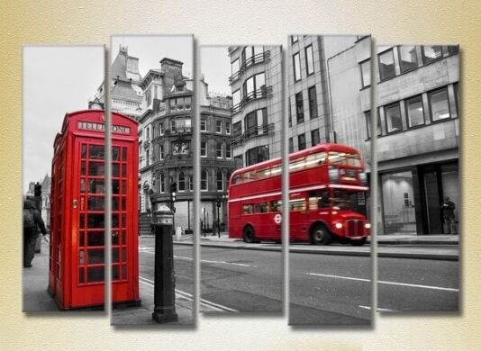 Картина Rainbow Polyptych London Doubledecker 04 (2224527)