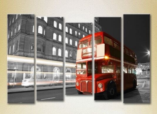 Pictură Rainbow Polyptych London Doubledecker 08 (2224511)