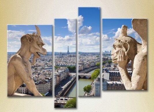 Картина Rainbow Polyptych Notre Dame de Paris 03 (2718161)