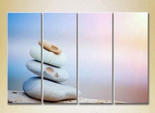 Картина Rainbow Polyptych Rock Garden 01 (2223429)