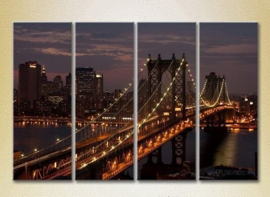 Pictură Rainbow Polyptych USA New York 03 (2718183)