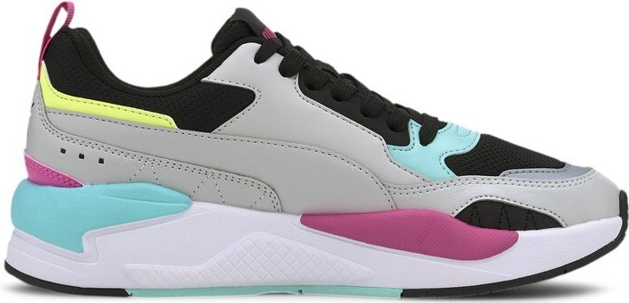 Кроссовки женские Puma X-Ray 2 Square Gray Violet/Puma Black/Aruba Blue/Luminous Pink 37.5