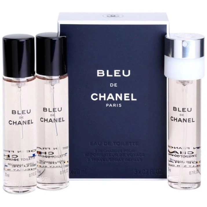 Set de parfumuri pentru el Chanel Bleu de Chanel EDT 3x20ml Refill