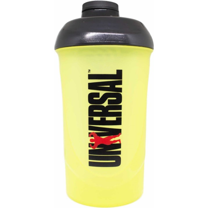Shaker pentru nutriție sportivă Animal Shaker Universal Yellow 600ml