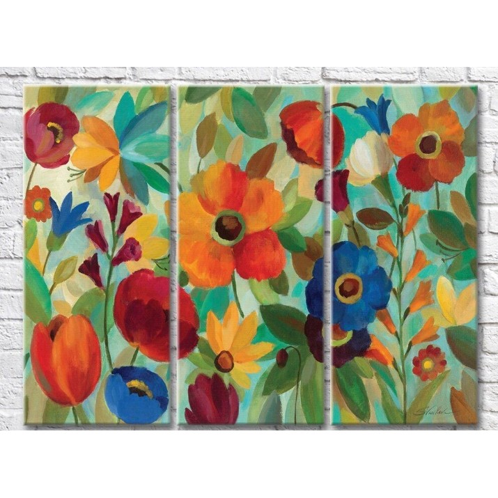 Pictură Rainbow Wildflowers (3572524)