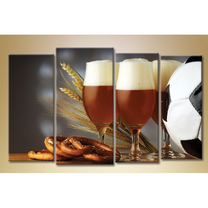 Картина Gallerix Polyptych beer and football (1547220)