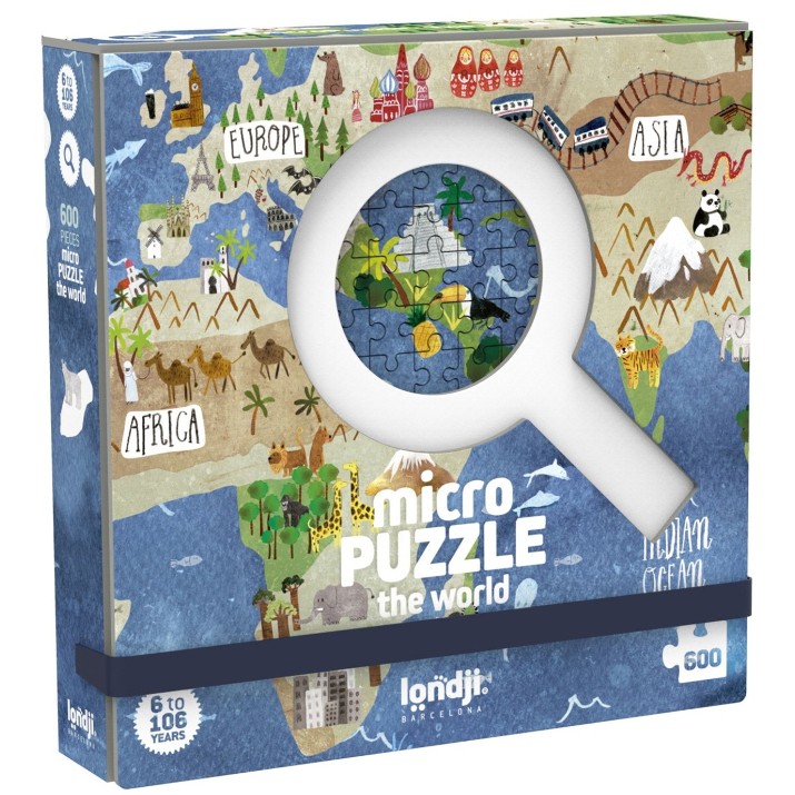Puzzle Londji 600 Micropuzzle Discover the World (PZ201)