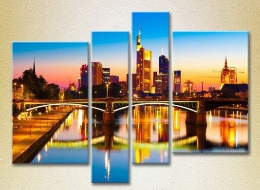 Картина Gallerix Polyptych Frankfurt am Main 03 (2718195)