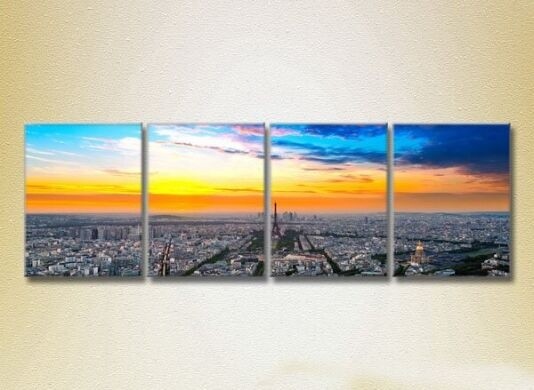 Pictură Gallerix Polyptych Morning Paris 02 (2718197)