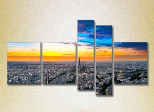 Картина Gallerix Polyptych Morning Paris 06 (2224542)