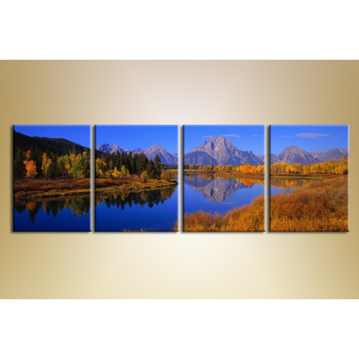Картина Gallerix Polyptych mountains autumn (1409548)