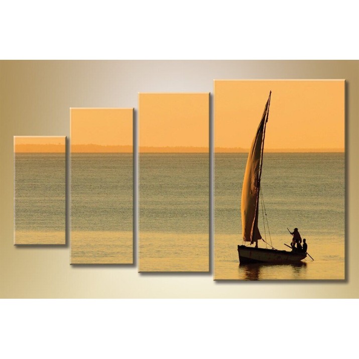 Картина Gallerix Polyptych Sailing boat (1523178)