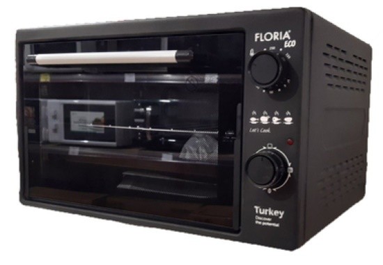 Настольная духовка Floria ZLN-2898 Eco Black