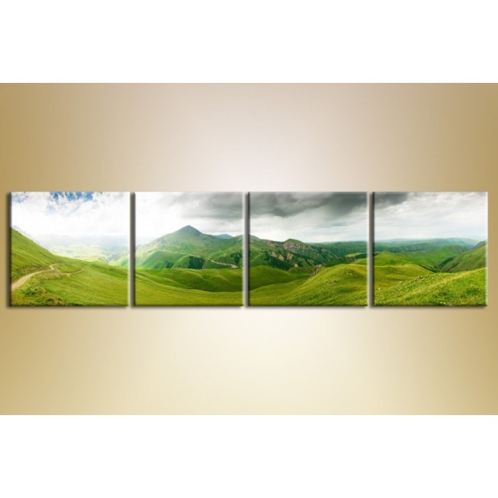Pictură Gallerix Triptych alpine landscape (1409554)