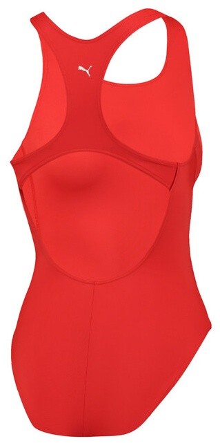 Costum de baie Puma Swim Women Racerback Swimsuit 1P Red M
