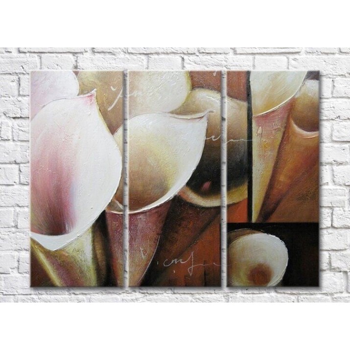 Pictură Magic Color White calla lilies in oil (3448875)
