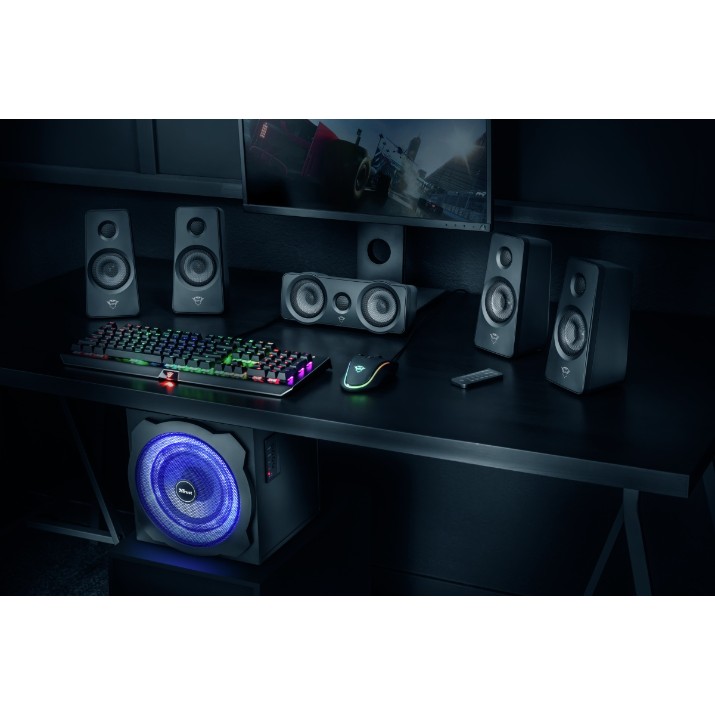 Компьютерные колонки Trust GXT 658 Tytan 5.1 Surround Black (21738)