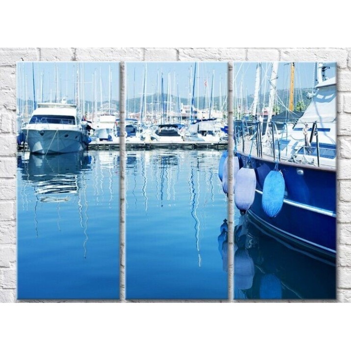 Картина Magic Color Yachts moored in the bay (3469206)