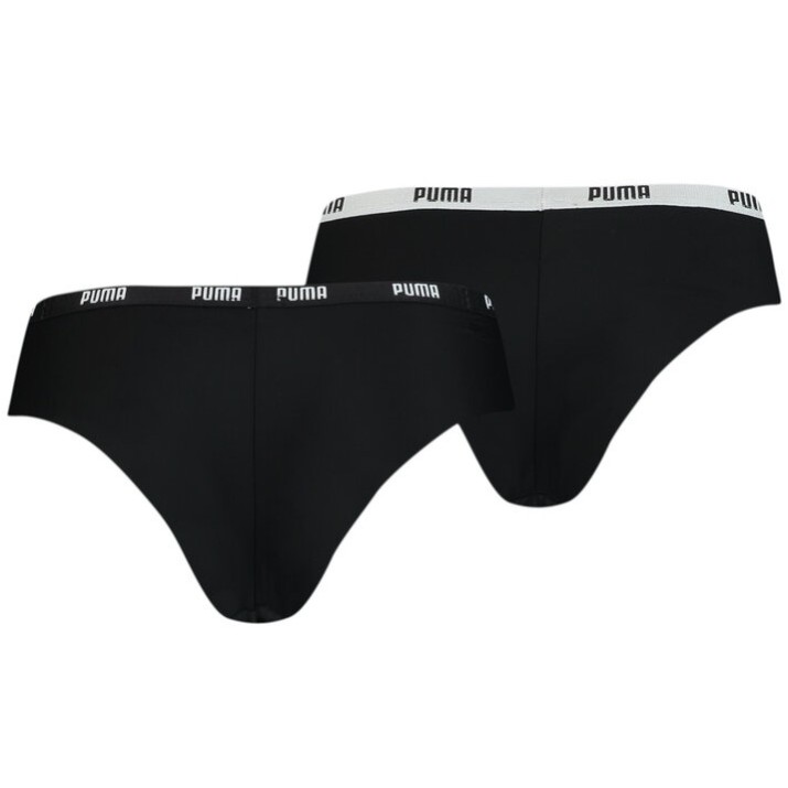 Сhiloţi pentru dame Puma Women Microfiber Brazilian 2P Pack Black S