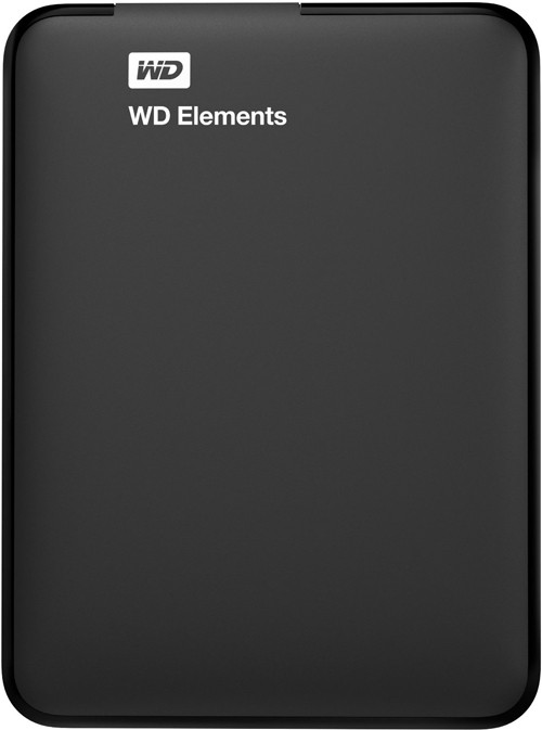 Внешний жесткий диск Western Digital Portable 1Tb Black (WDBUZG0010BBK)