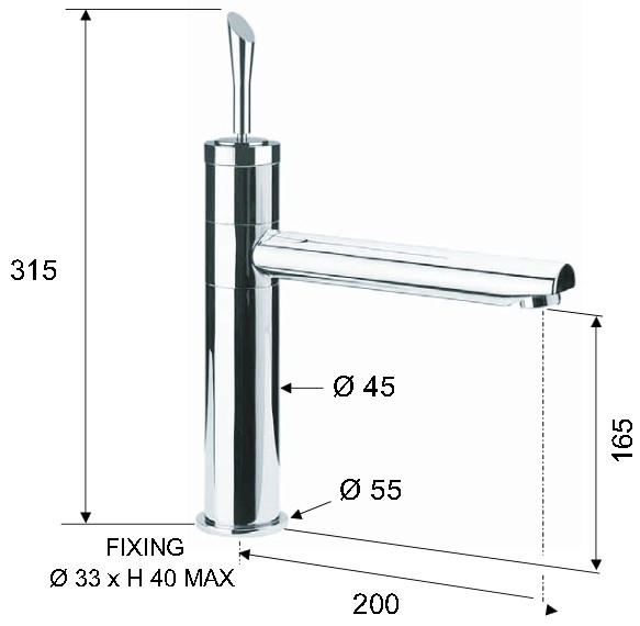 Смеситель для кухни Remer Jazz J40CS