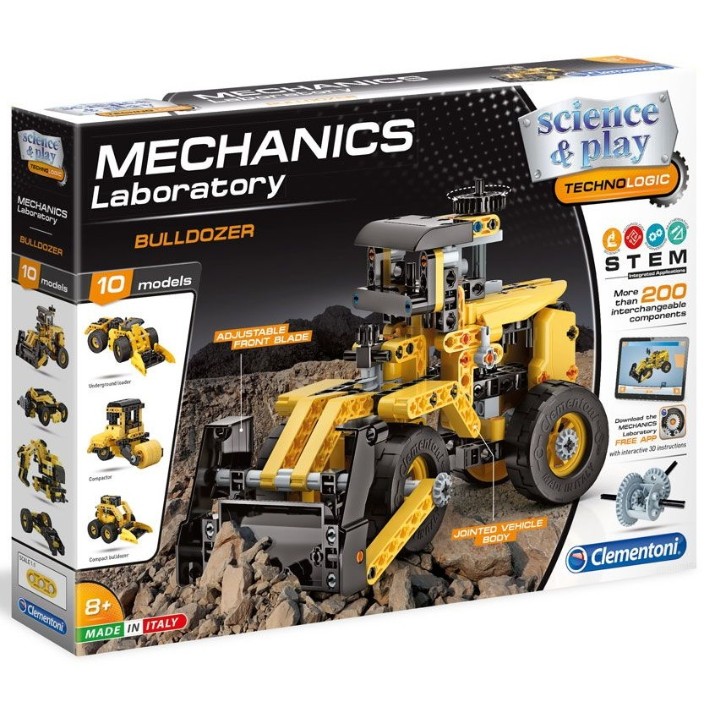 Конструктор Clementoni Mechanics Bulldozer (17374)